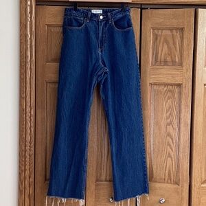 Abercrombie & Fitch Women's High Rise Jeans - Dark Blue